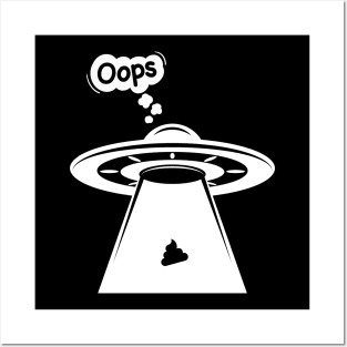 UFO Poop Posters and Art